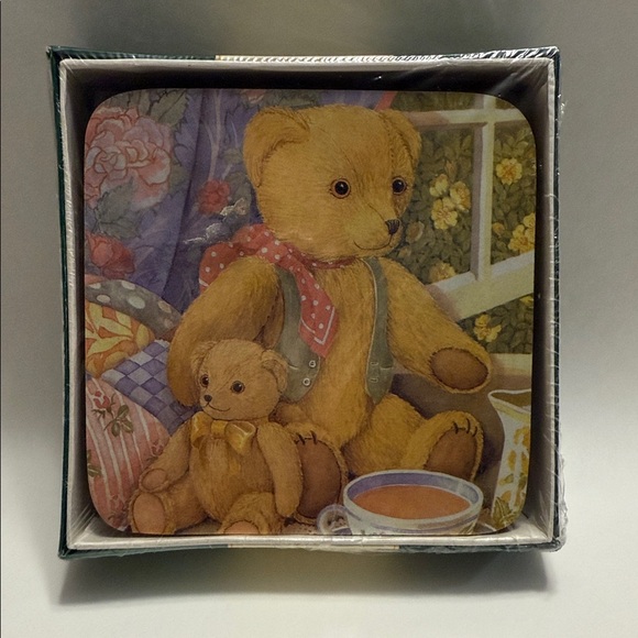 Wilscombe Vintage Teddy Bear Coasters